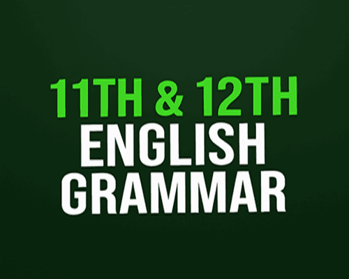ENGLISH (11th, 12th)